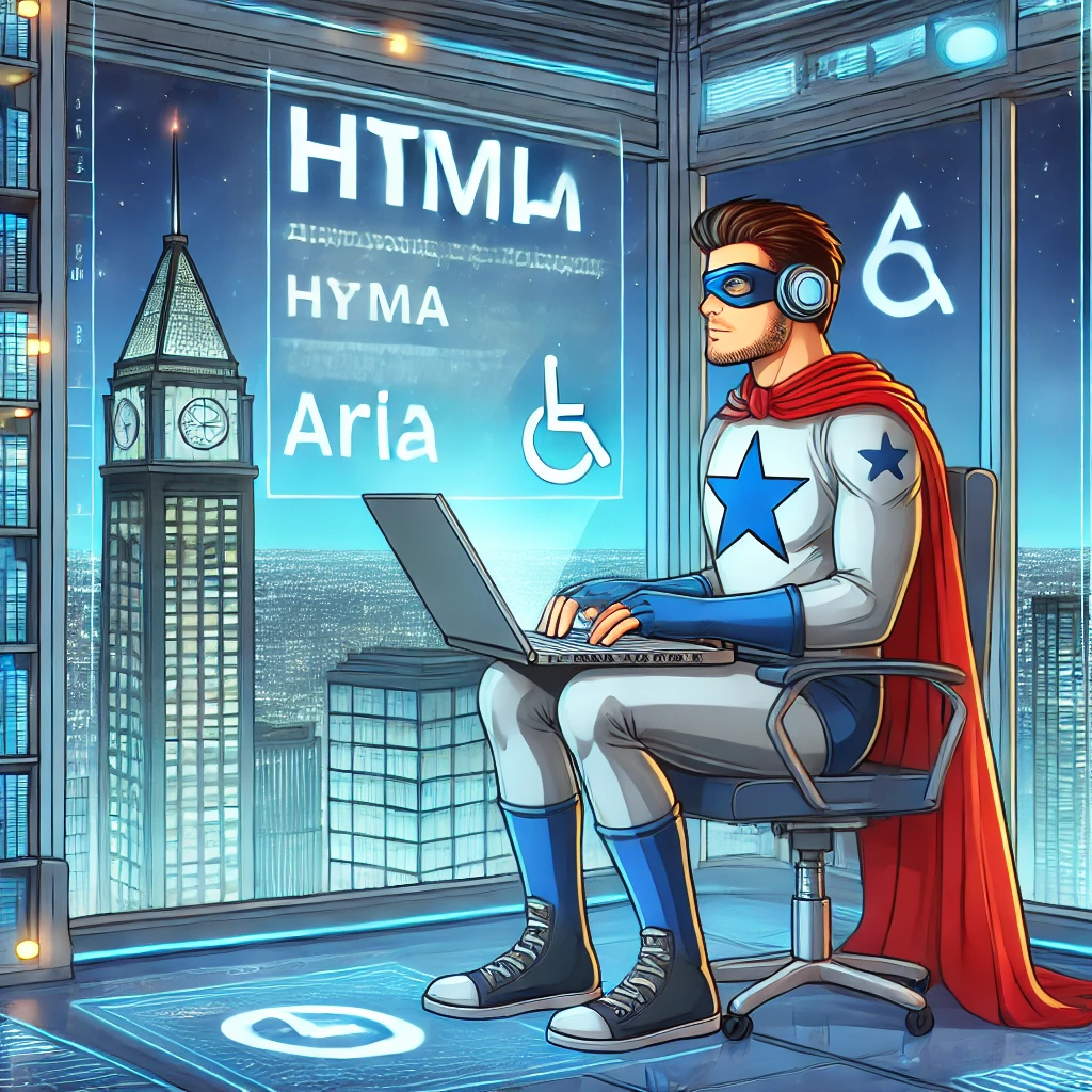 Captain America with ARIA - HTML