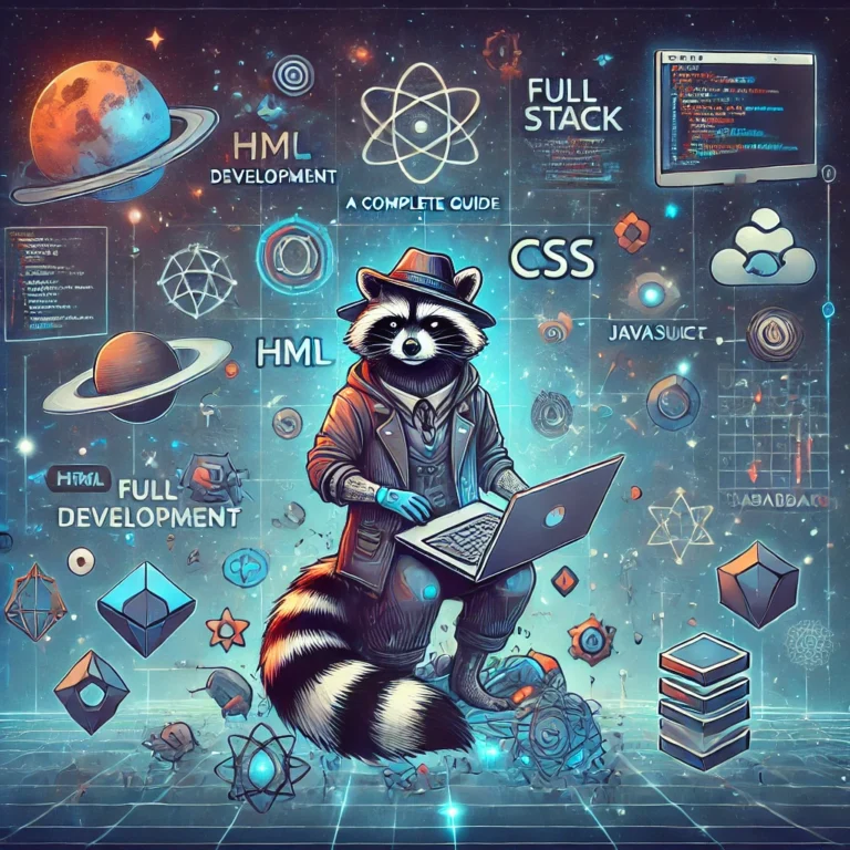 Rocket Racoon with Full Stack Web development