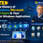 Day 2 The History of Windows, Microsoft, Bill Gates & Your First Windows Applications